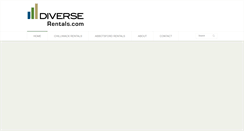 Desktop Screenshot of diverserentals.com